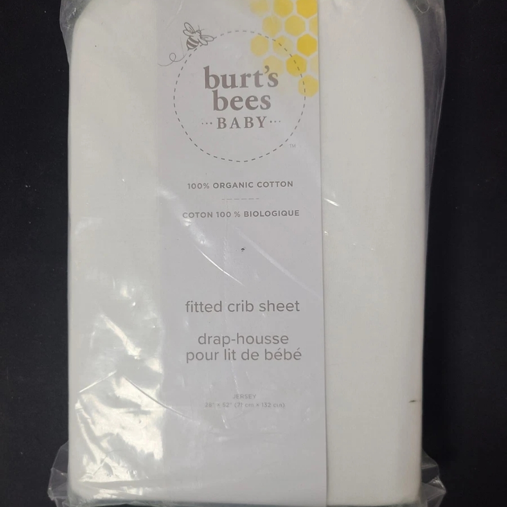 Burt's Bees Baby HM10008-CLD-CB Fitted Crib Sheet New